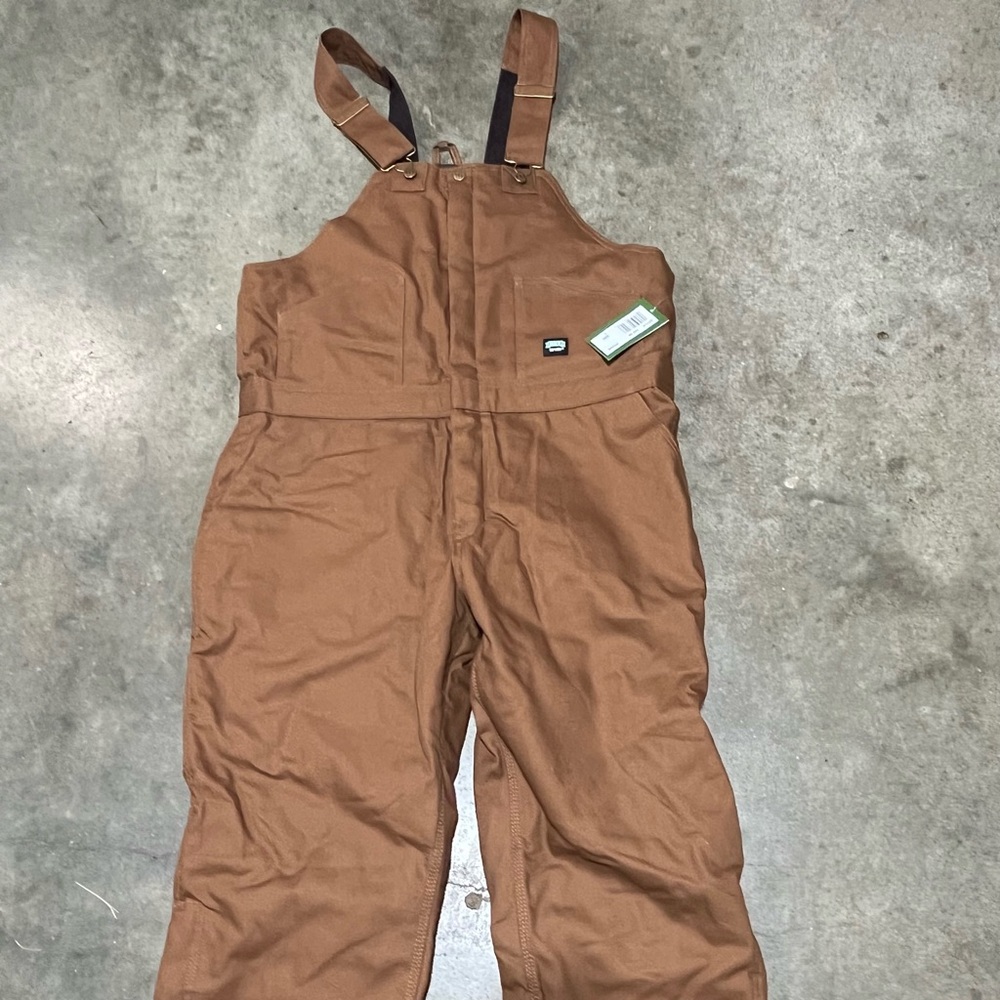 Key Insulated Bib Overalls Sz Large NWT
